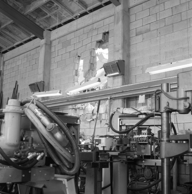 l. Accident to Gradall no 87, Gilbarco Factory, Tauhinu Road