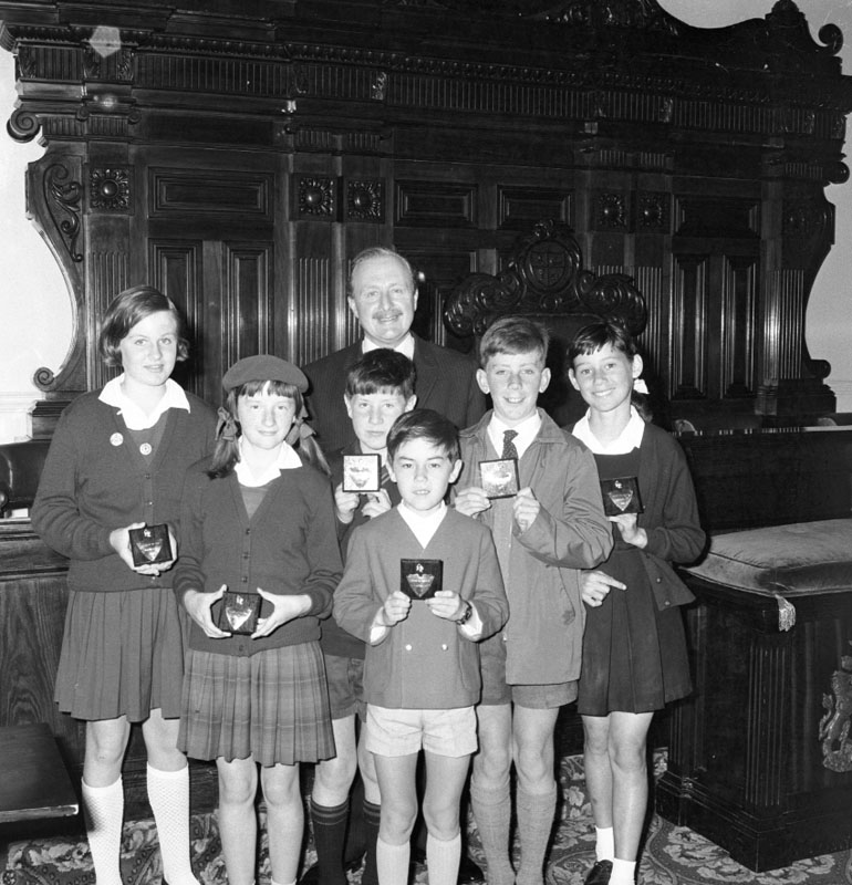 c. Traffic Safety Week, Council Chambers, Sir Arthur Galsworthy