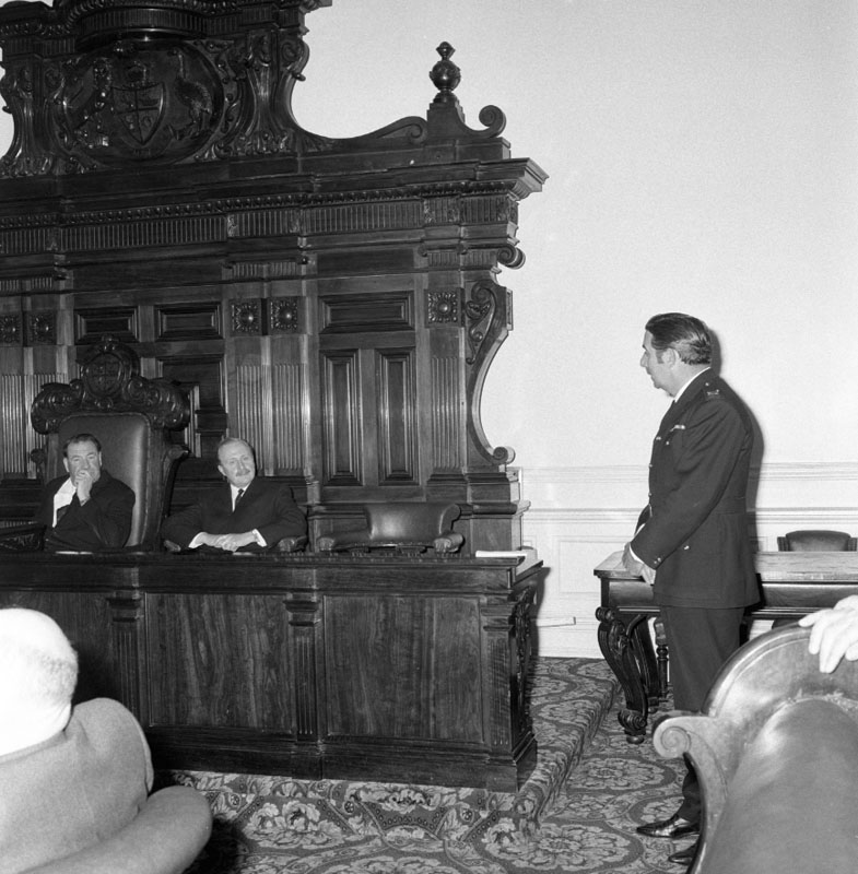 d. Traffic Safety Week, Council Chambers, Sir Arthur Galsworthy