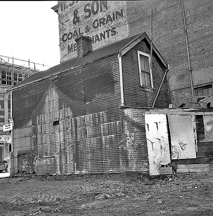 b. No. 4 Leeds Street, rear of Te Aro Fish and Chip Shop