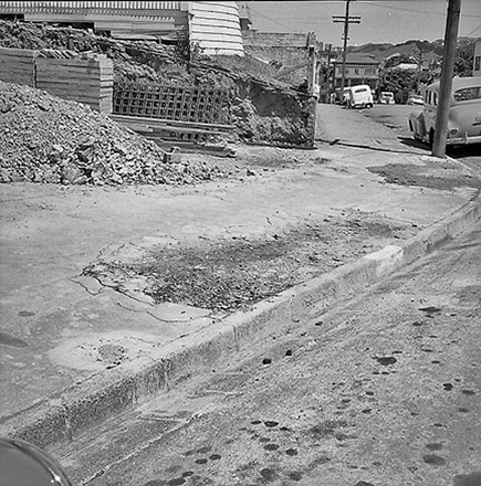 b. Hawker Street, Streetscape - damage to footpath