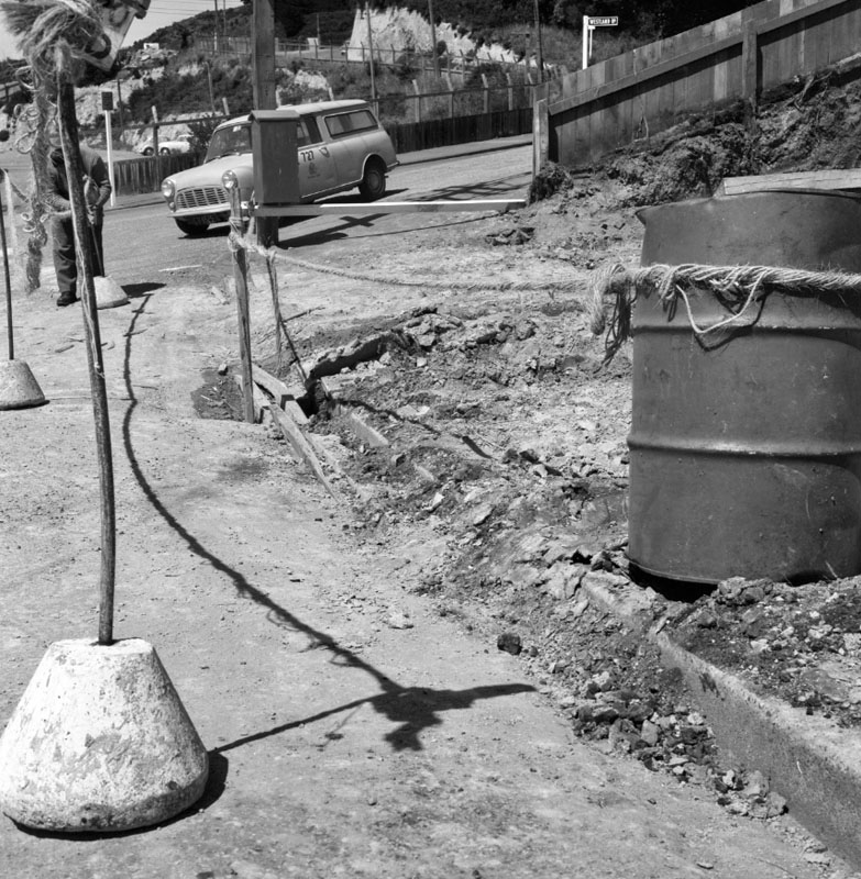 b. No 82 Wright St, damaged footpath (Mr Andrey)