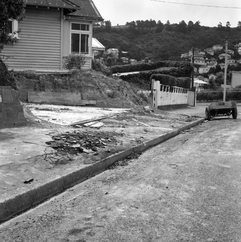 a. No 14 Overtoun Tce; footpath damaged by Flanagan