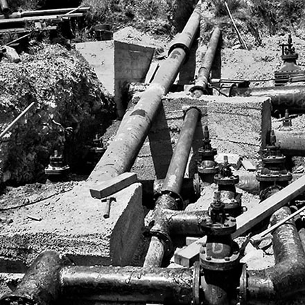 b. Job Number 7203, Pipe Line