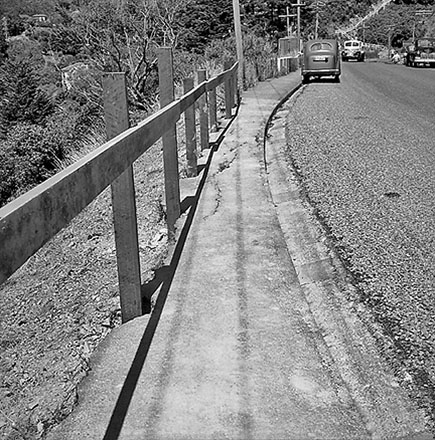 b. Footpath outside no. 9 Raroa Road
