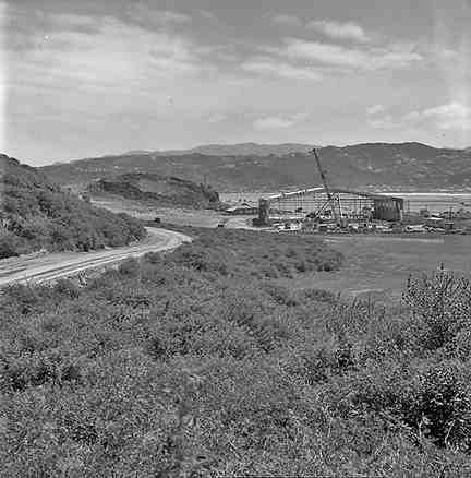b. Views of area to be used for runway and airport terminal, Rongotai