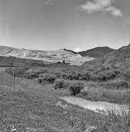 f. Views of area to be used for runway and airport terminal, Rongotai