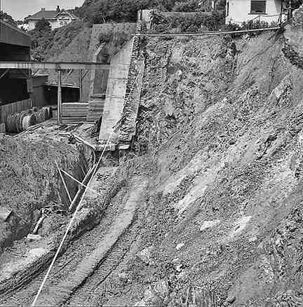b. Retaining Wall, Webb Street