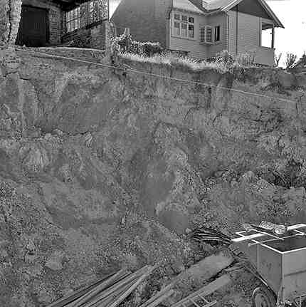 a. Webb Street, Retaining Wall