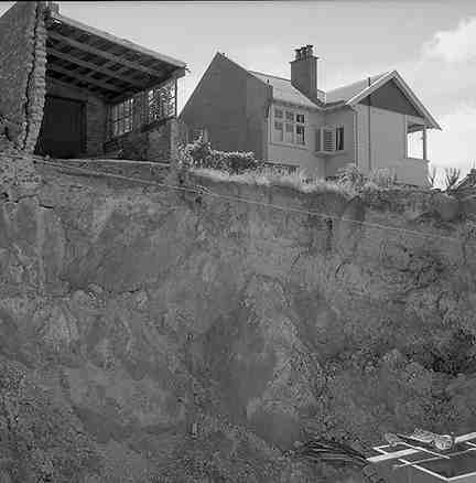 b. Webb Street, Retaining Wall