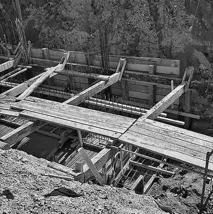c. Webb Street, Retaining Wall