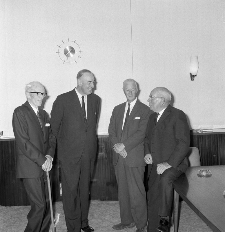 b. Four Town Clerks: EP Norman, BO Peterson, M Duckworth, FW Pringle
