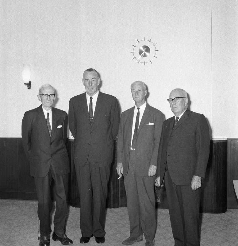 d. Four Town Clerks: EP Norman, BO Peterson, M Duckworth, FW Pringle