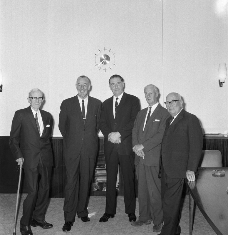 e. Four Town Clerks: EP Norman, BO Peterson, M Duckworth, FW Pringle