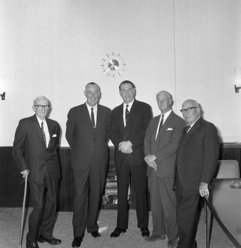 f. Four Town Clerks: EP Norman, BO Peterson, M Duckworth, FW Pringle