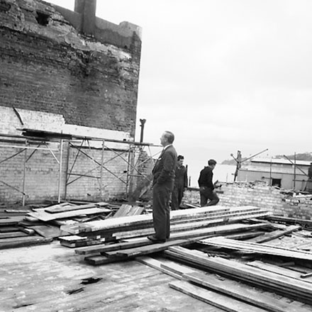 c. Wall, Mercer Street