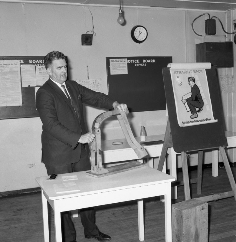 d. Safety lecture by Mr AD McPherson, Engineering Shop