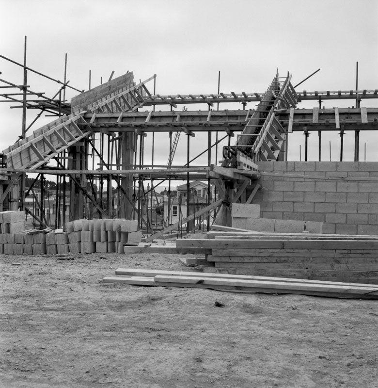 b. New grandstand, Rugby League park