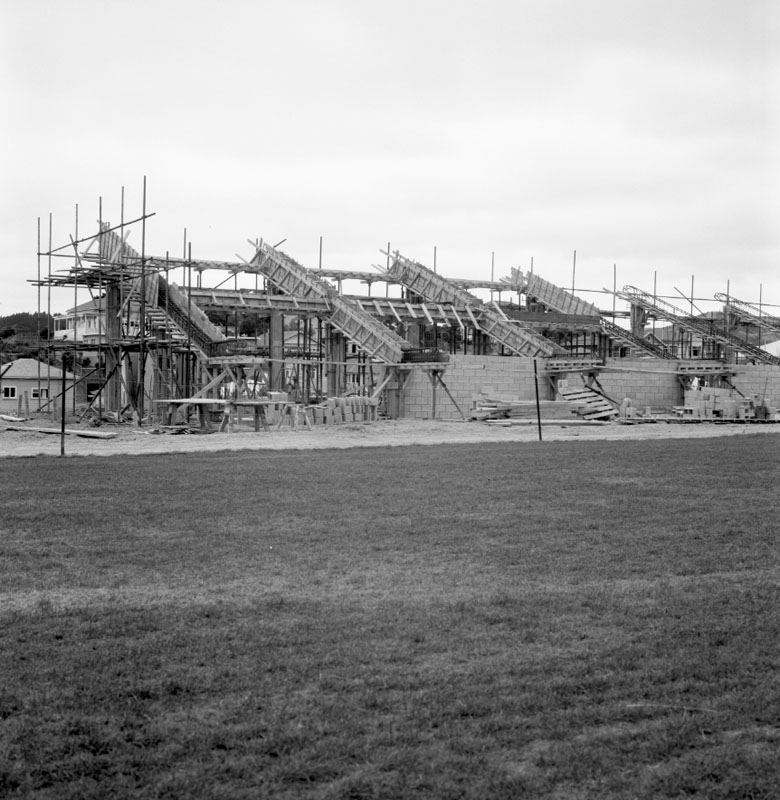 d. New grandstand, Rugby League park