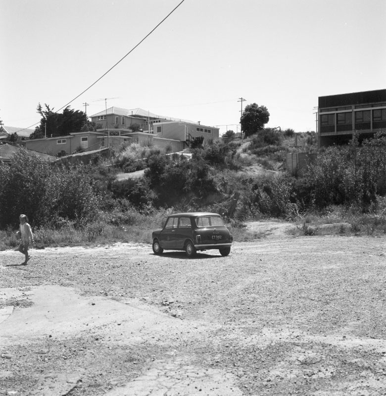 c. No 152 Barnard St. scouring of bank and rubble left by downpour