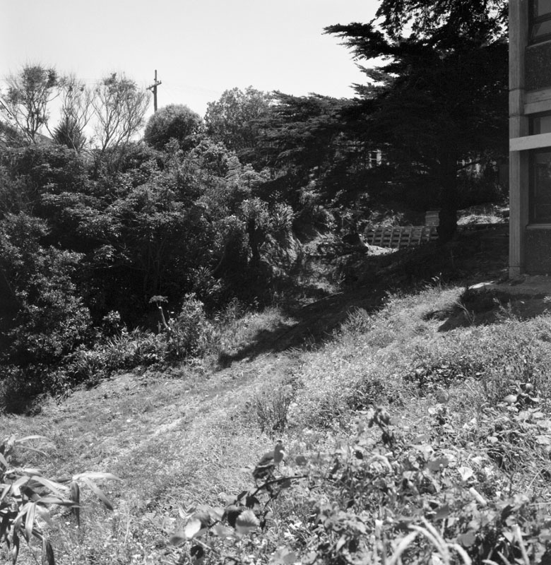 g. No 152 Barnard St. scouring of bank and rubble left by downpour