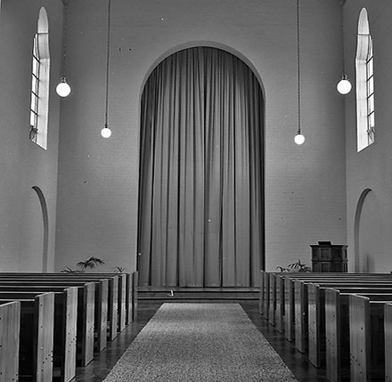 a. Chapel interior, Karori Cemetery