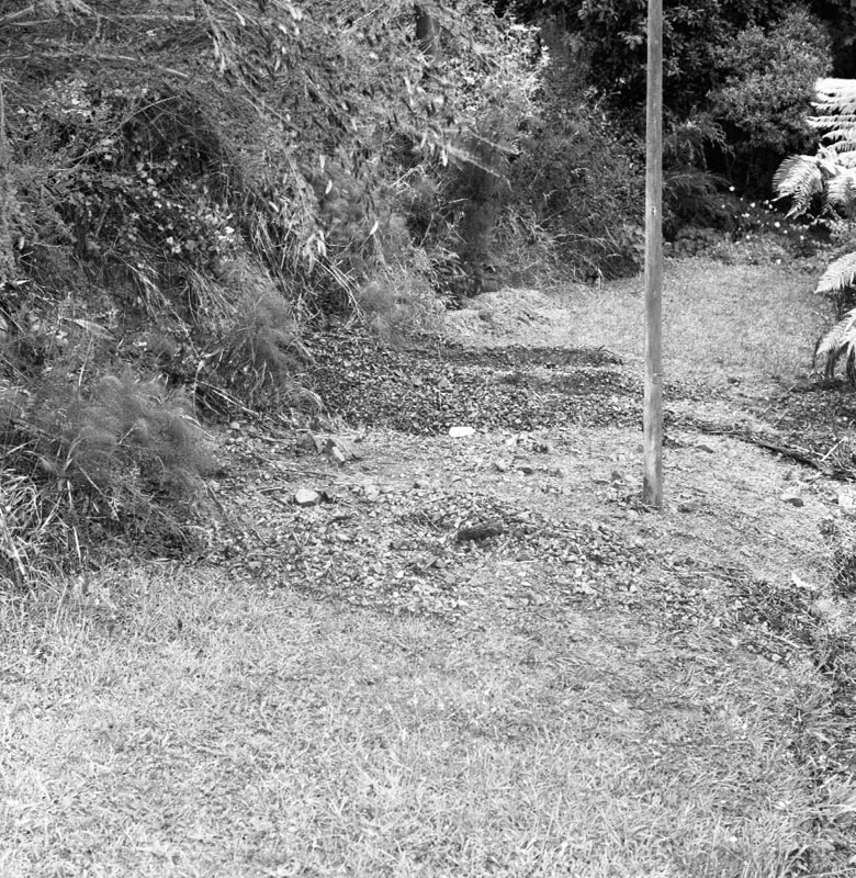 h. No 152 Barnard St. scouring of bank and rubble left by downpour