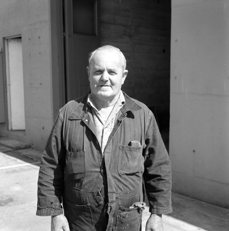 e. Staff member, Overhead trolley system - transport dept