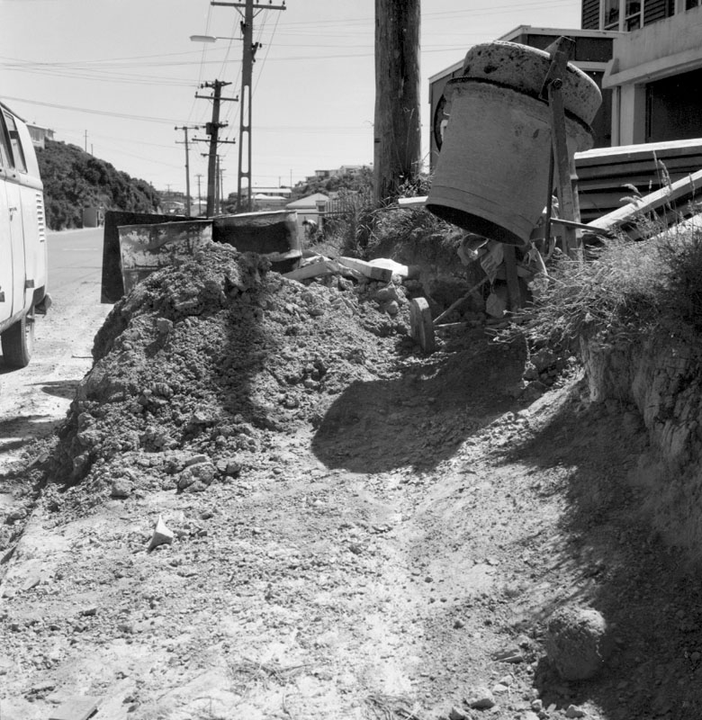 c. No 12A and12B Pinelands Avenue, scoured pathway