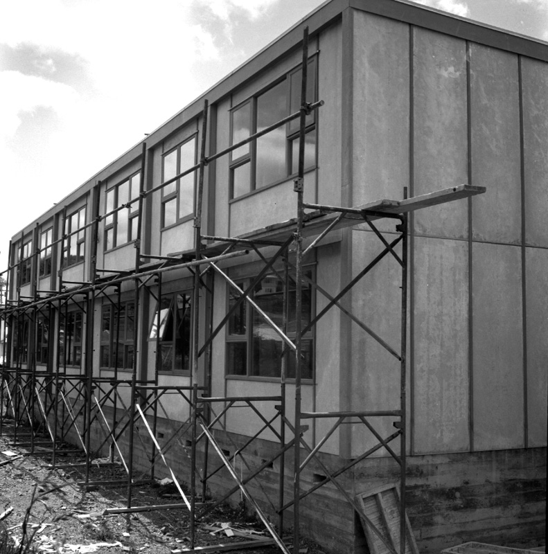 b. Front   side views A block