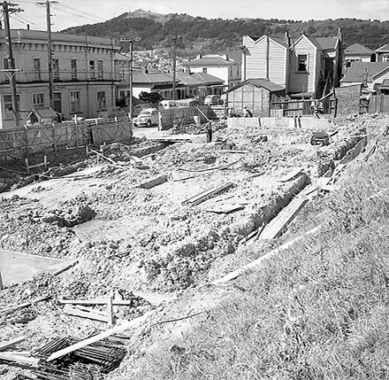 b. Contract no. 2004, Construction of Retaining Wall, Webb Street Contract no. 2017, Construction of Workshop and Store, Webb Street