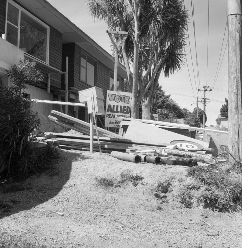 f. No 108 Newlands Road. unauthorised signs and footpath obstruction