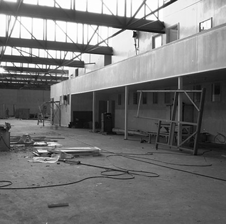 c. Airport Terminal under Construction - interior