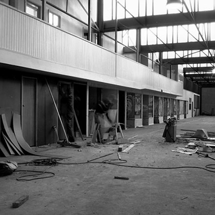 d. Airport Terminal under Construction - interior