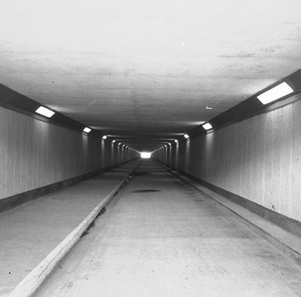 b. Airport Pedestrian Subway, Coutts Street