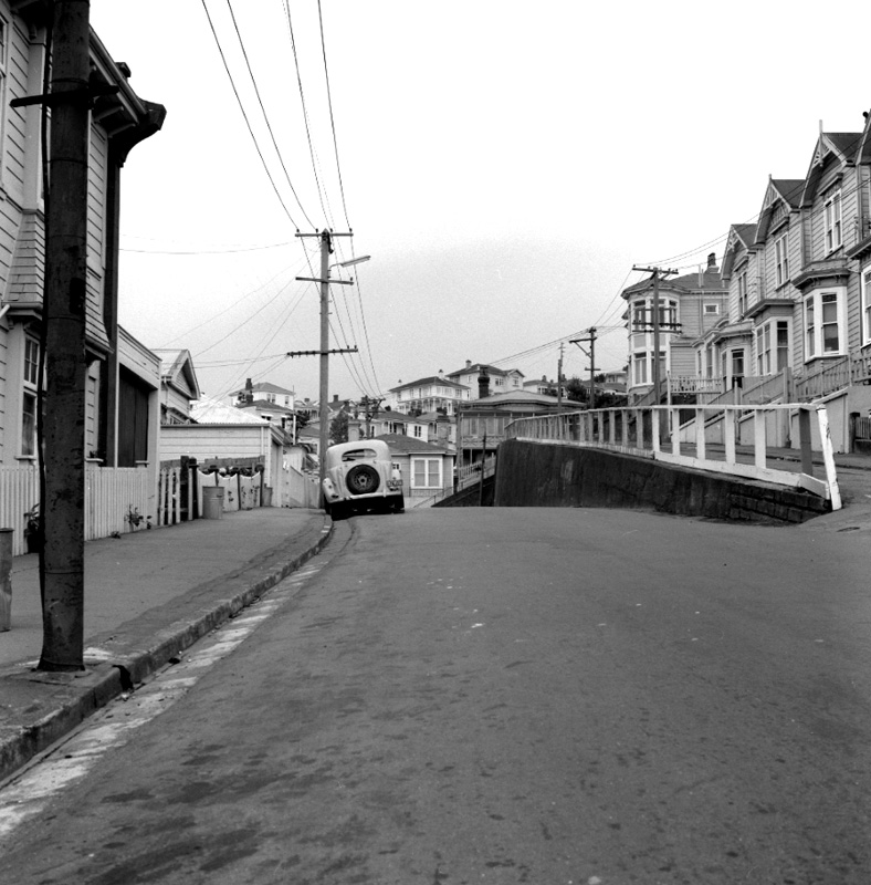 b. Derelict car, Hopper St