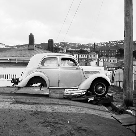 b. Abandoned car, Horner Street, Newtown