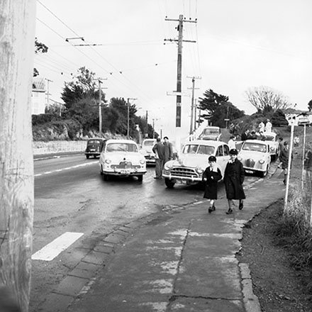 b. Streetscape, corner Karori Road, Fancourt Street and Hatton Street, Karori