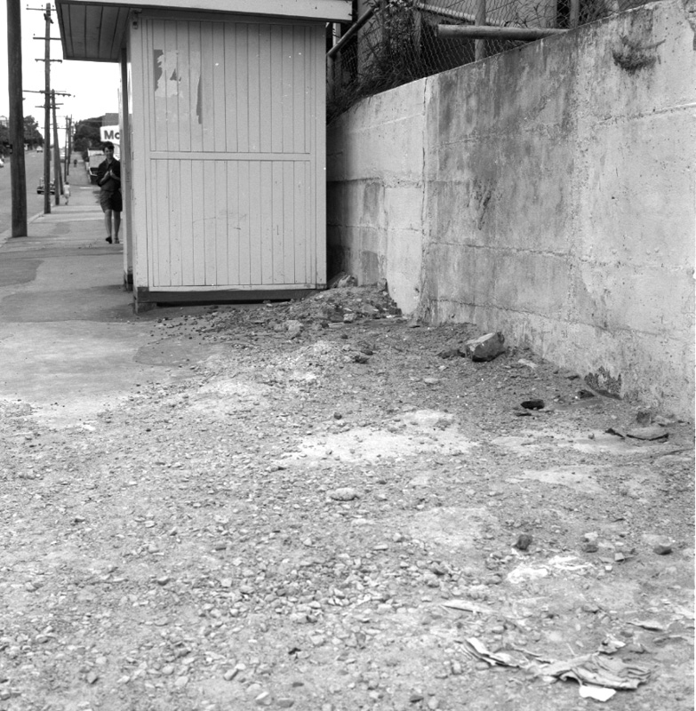 d. State of footpath, New Library, Main Rd, Karori