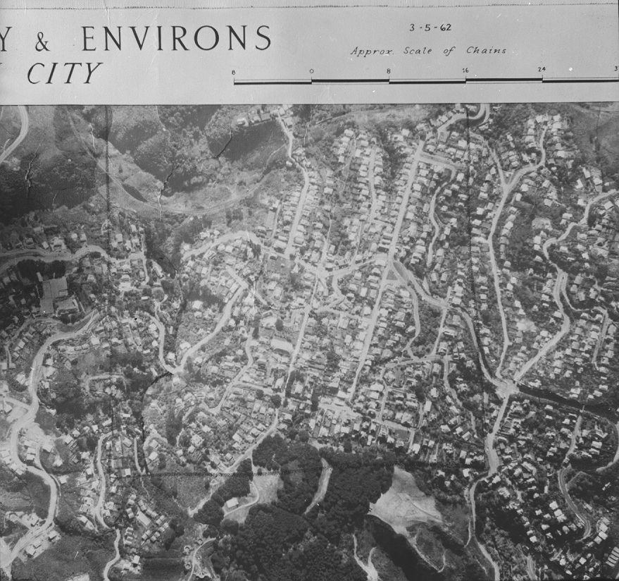 d. Copy of section of aerial photograph