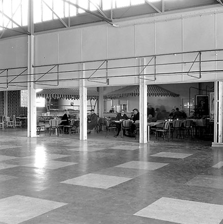 d. Interior of Airport Terminal, reservation and check in counters