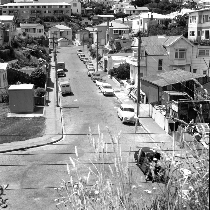 c. Cars and garage, McKinley Crescent