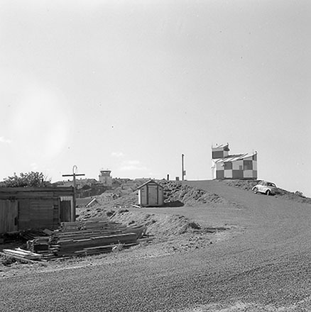 e. Exterior of Airport buildings, hangers
