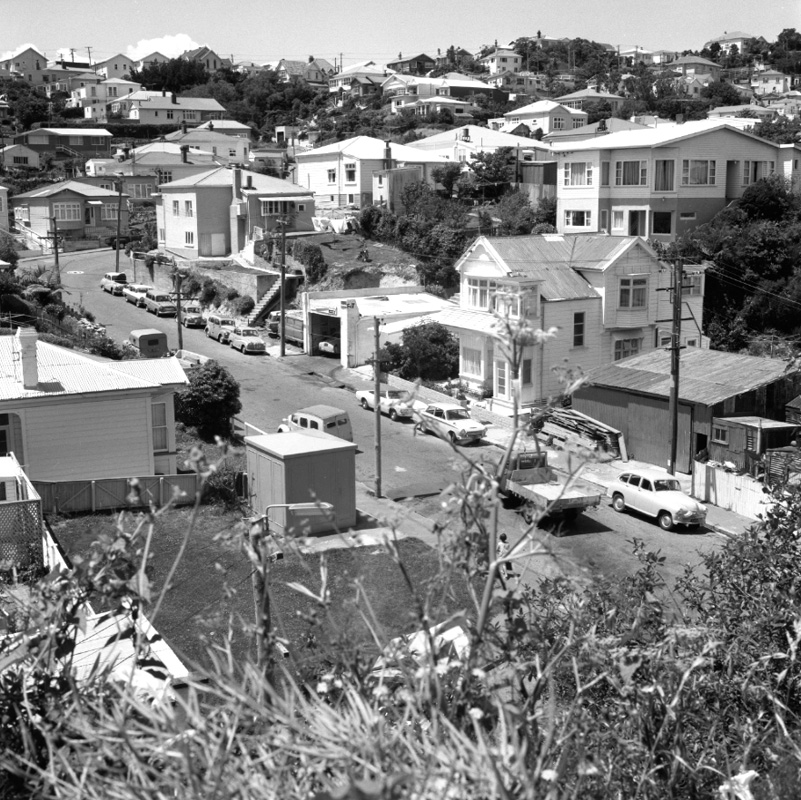 e. Cars and garage, McKinley Crescent
