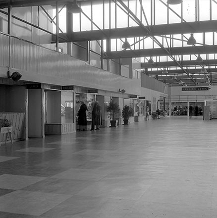 g. Interior of Airport Terminal, reservation and check in counters
