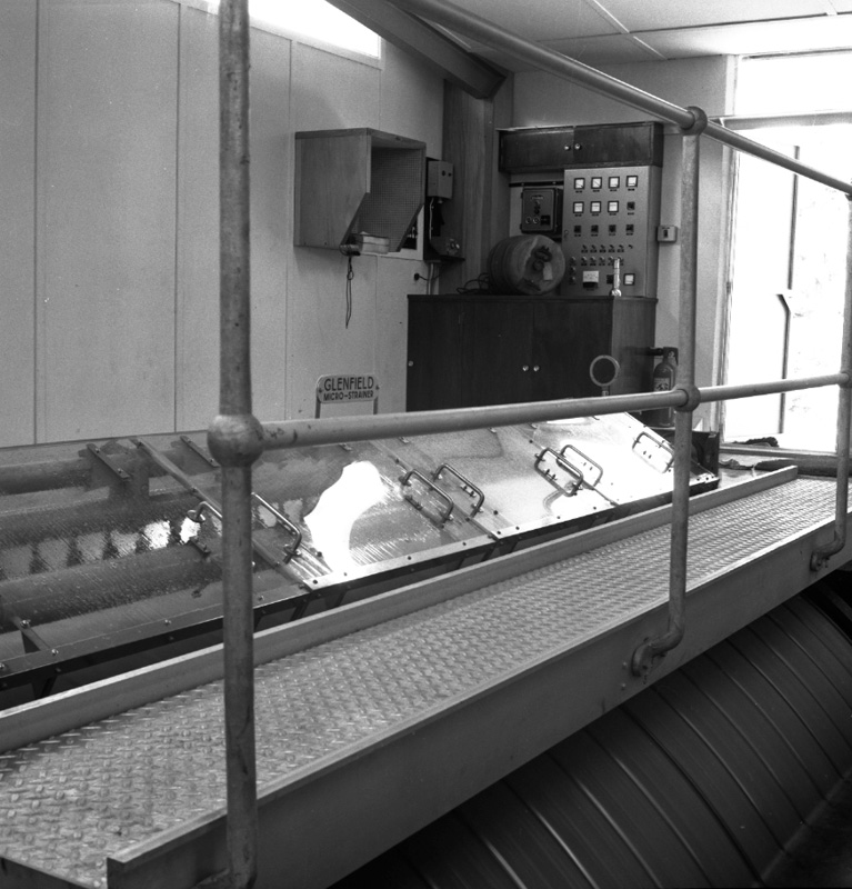 c. Micro strainer, Morton Dam, Wainui water catchment area