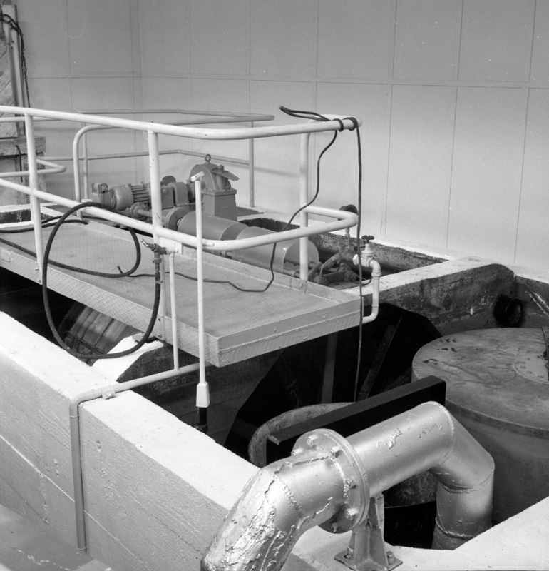 d. Micro strainer, Morton Dam, Wainui water catchment area