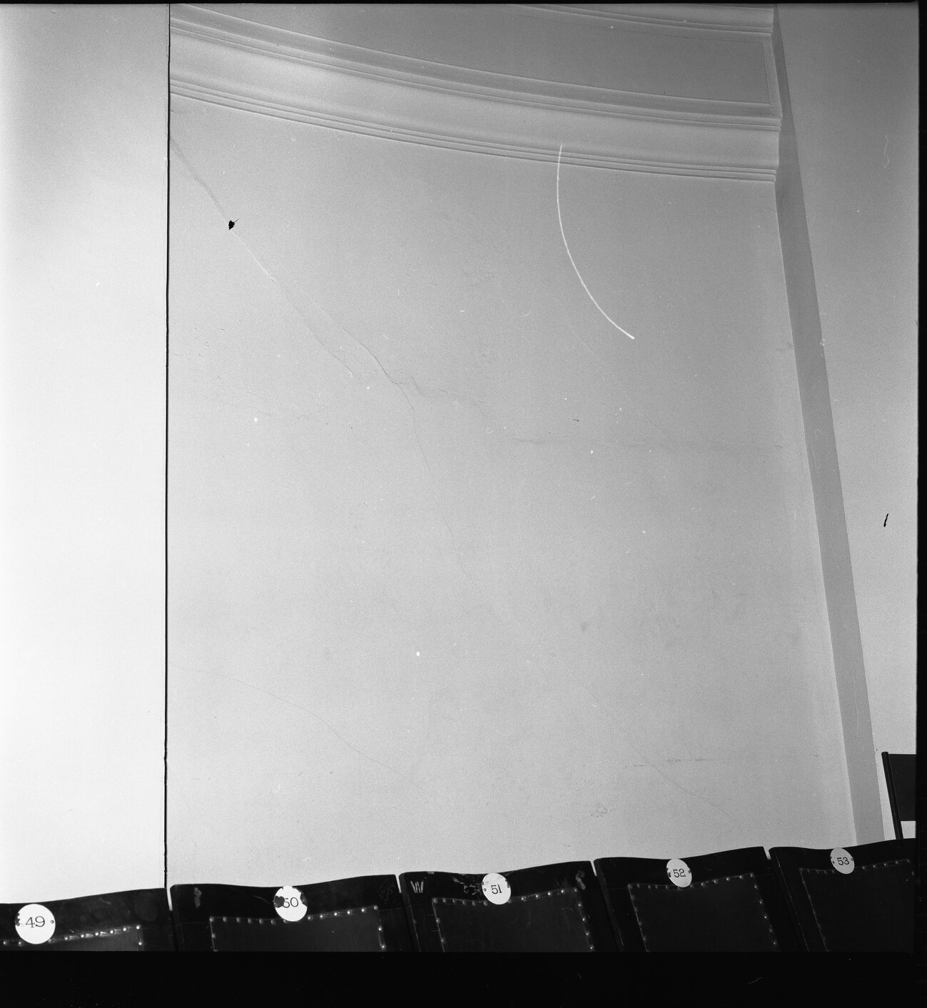 a. Cracks in wall, Town Hall