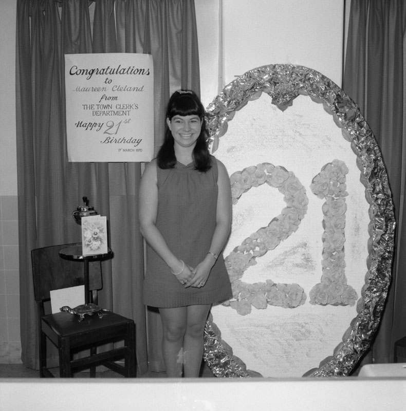 b. Woman from Town Clerk's Typist Pool 