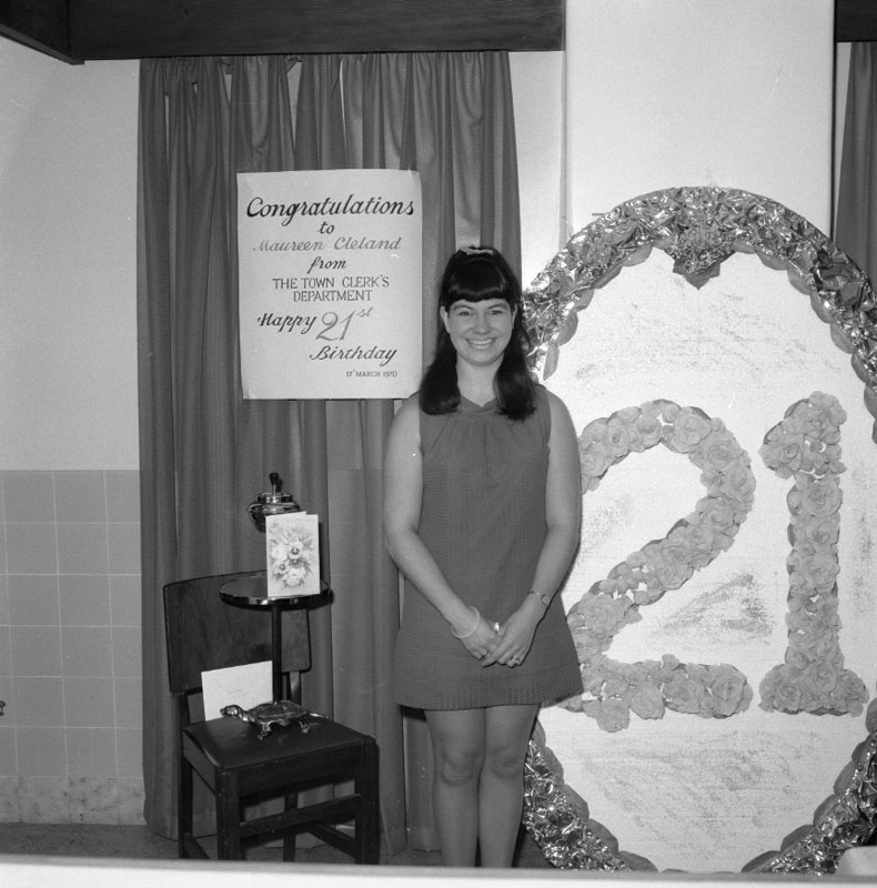 c. Woman from Town Clerk's Typist Pool